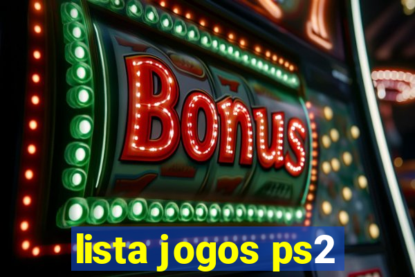 lista jogos ps2