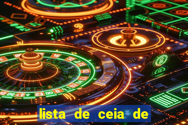 lista de ceia de natal completa