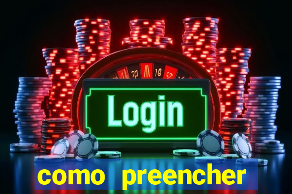 como preencher recibo de pagamento