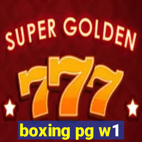 boxing pg w1