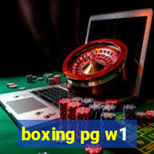 boxing pg w1