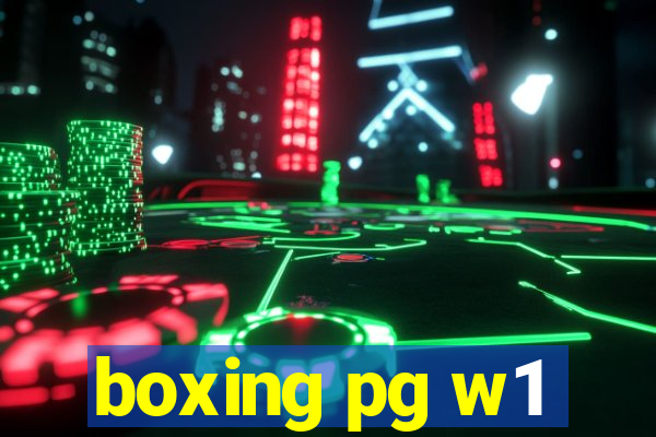 boxing pg w1