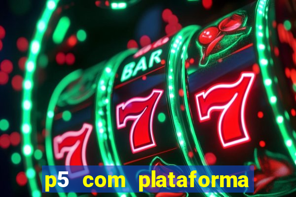 p5 com plataforma de jogos