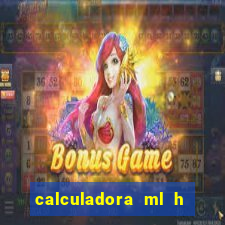 calculadora ml h para mcg kg min