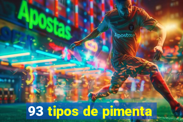 93 tipos de pimenta