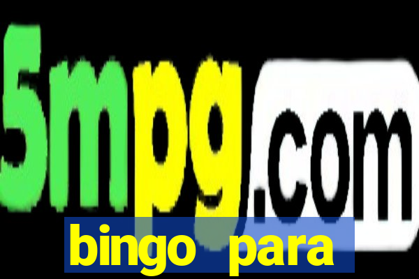 bingo para despedida de solteira para imprimir