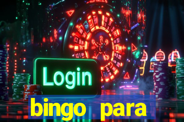 bingo para despedida de solteira para imprimir