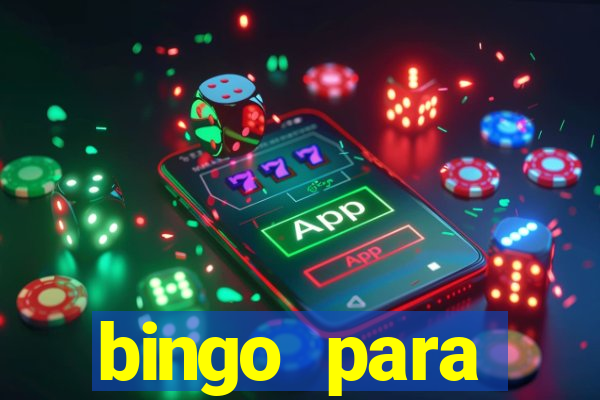 bingo para despedida de solteira para imprimir