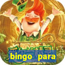 bingo para despedida de solteira para imprimir