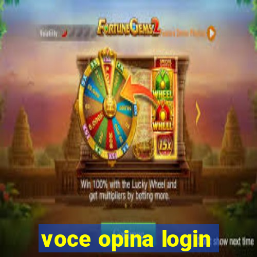 voce opina login