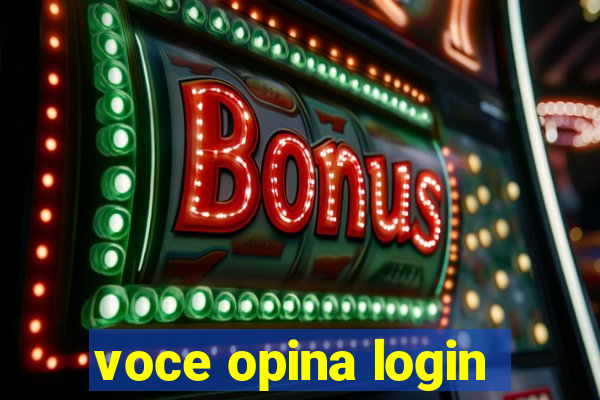 voce opina login