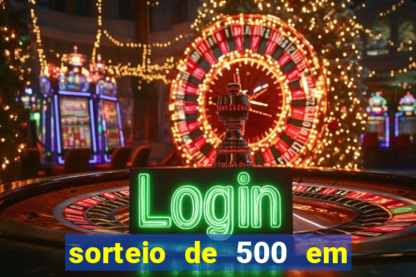 sorteio de 500 em cash toda segunda feira novibet como funciona