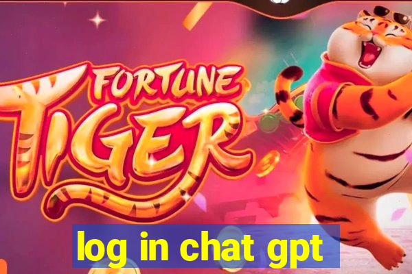 log in chat gpt