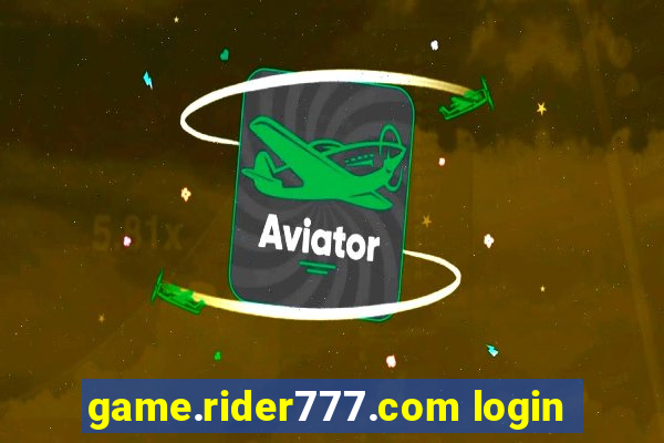 game.rider777.com login