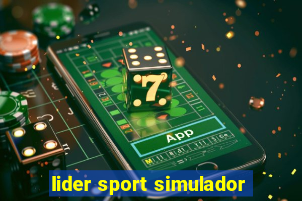 lider sport simulador